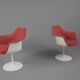 Tulip armchair by Eero Saarinen for knoll international
