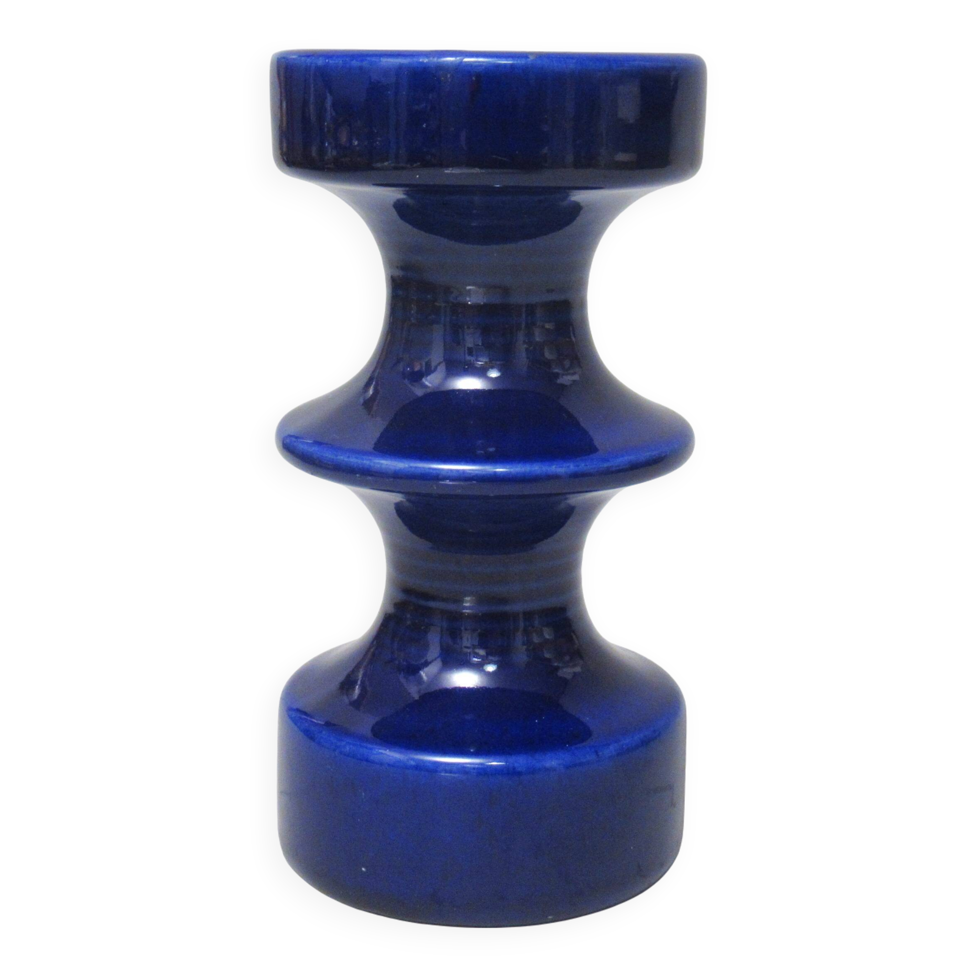 Cari Zalloni Blue Candle Holder 1960s