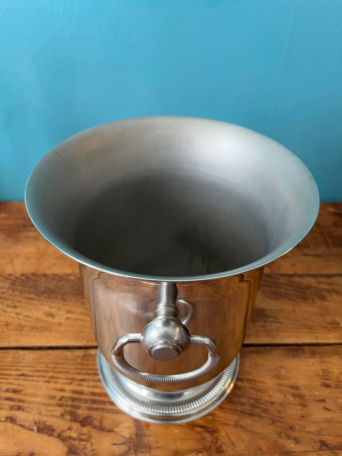 Ice bucket, champagne, Jean Couzon bottle