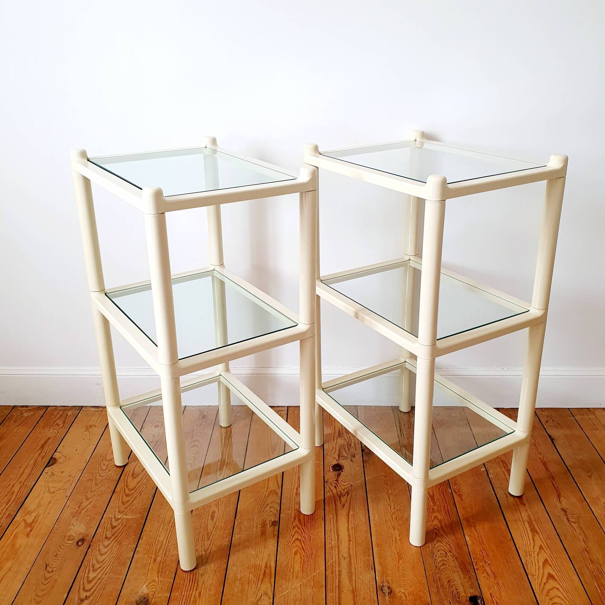Pair of shelves by Makio Hasuike by Gedy, Italy 1970