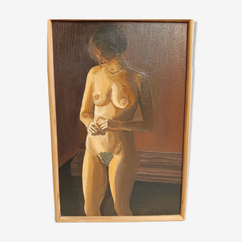 Oil on canvas "Female Nude Laura"