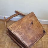 Old wooden rice or tea basket