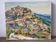 Gordes, village in the Luberon, oil on canvas signed Gisèle Renaut