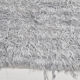 Wool gray turkish runner rug 262x96cm