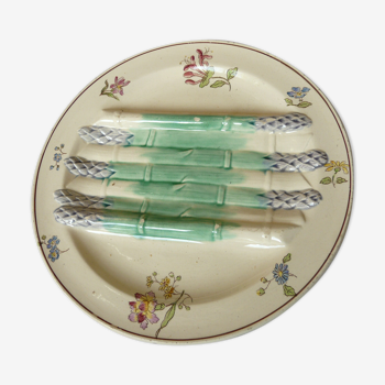 Longchamp model Pompadour dabbling asparagus plate