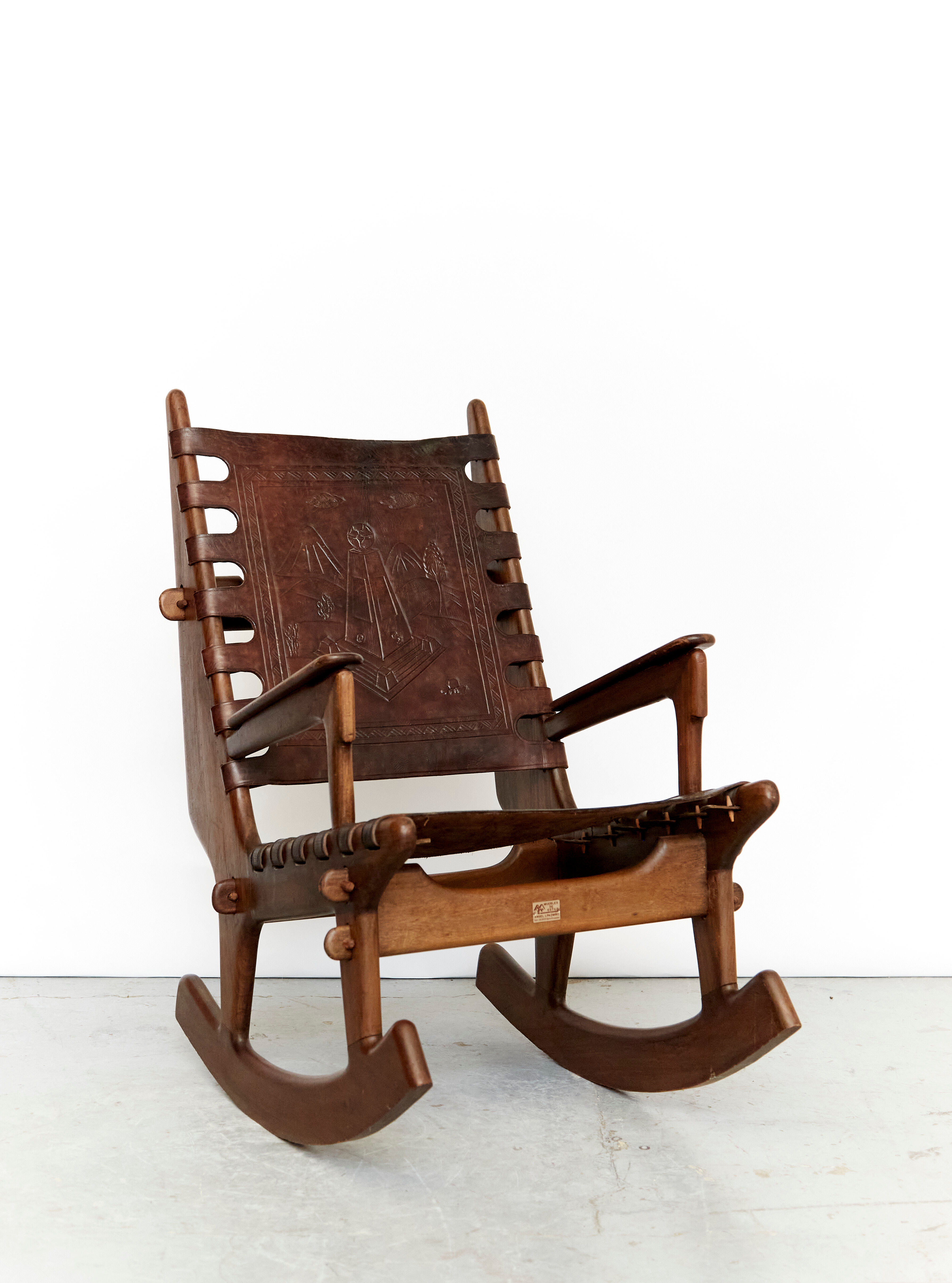 Angel I. Pazmino rocking chair for Muebles de Estilo