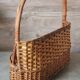 Porte-bouteilles osier vintage