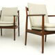 Fauteuil d'Arne Vodder en palissandre Danemark années 1960