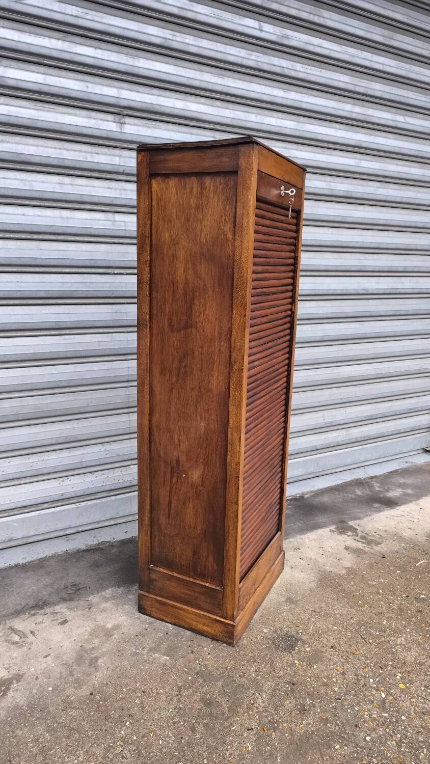 Solid oak filing cabinet 1950
