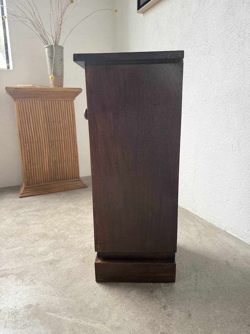 Dudouyt bedside table, oak, 1940.