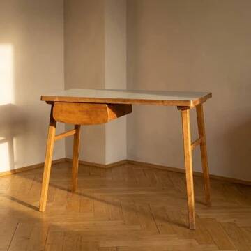Writing Desk Mid-20th Century Wooden Desk, 90 × 49 × 73 cm