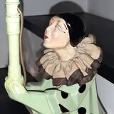 Lampe Arlequin-Pierrot art déco cubiste