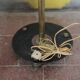 1930s brass floor lamp, reading lamp.