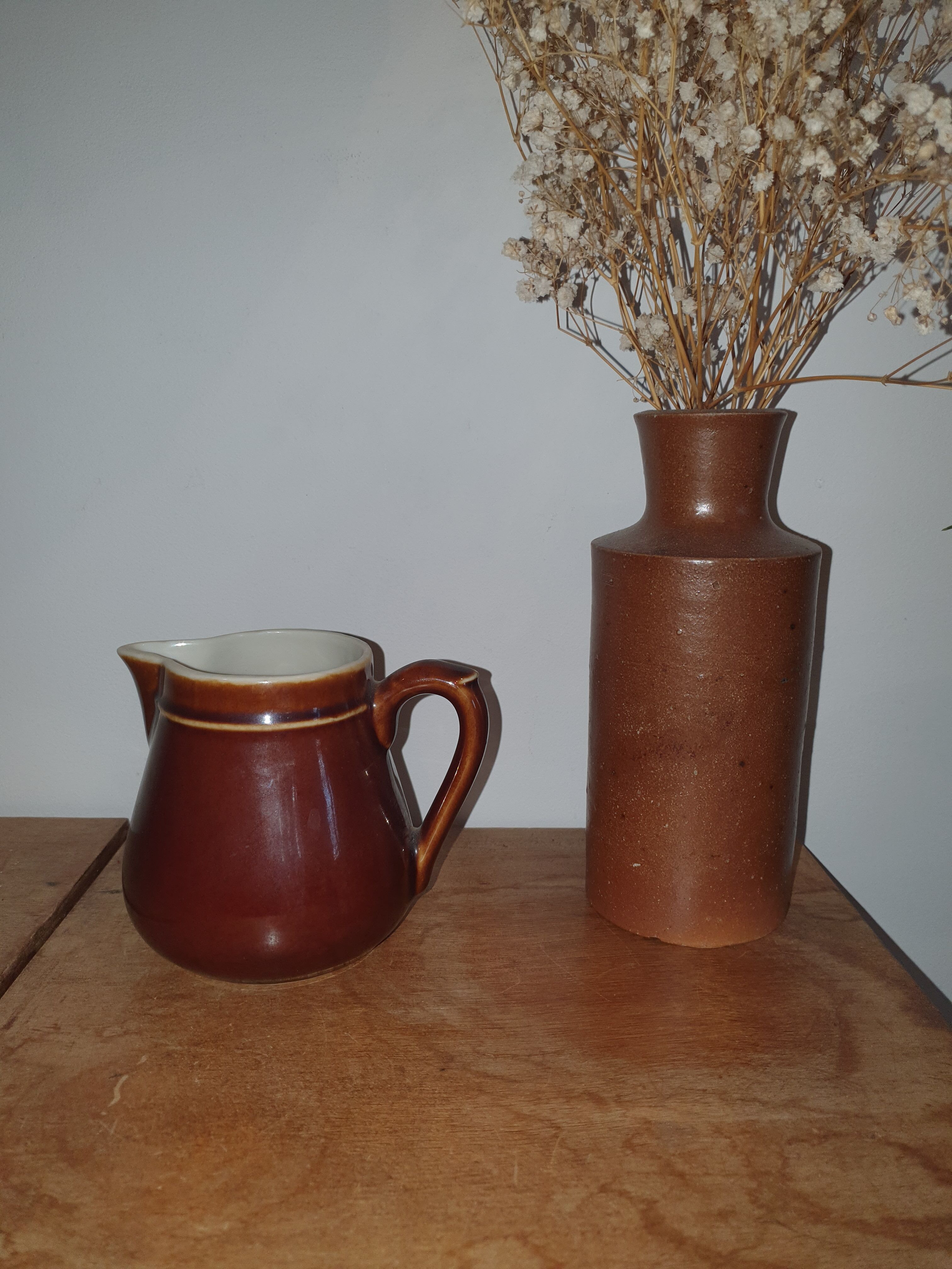 Small decanter/ milk jar