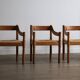 5 chaises Carimate par Vico Magistretti, Italie 1960