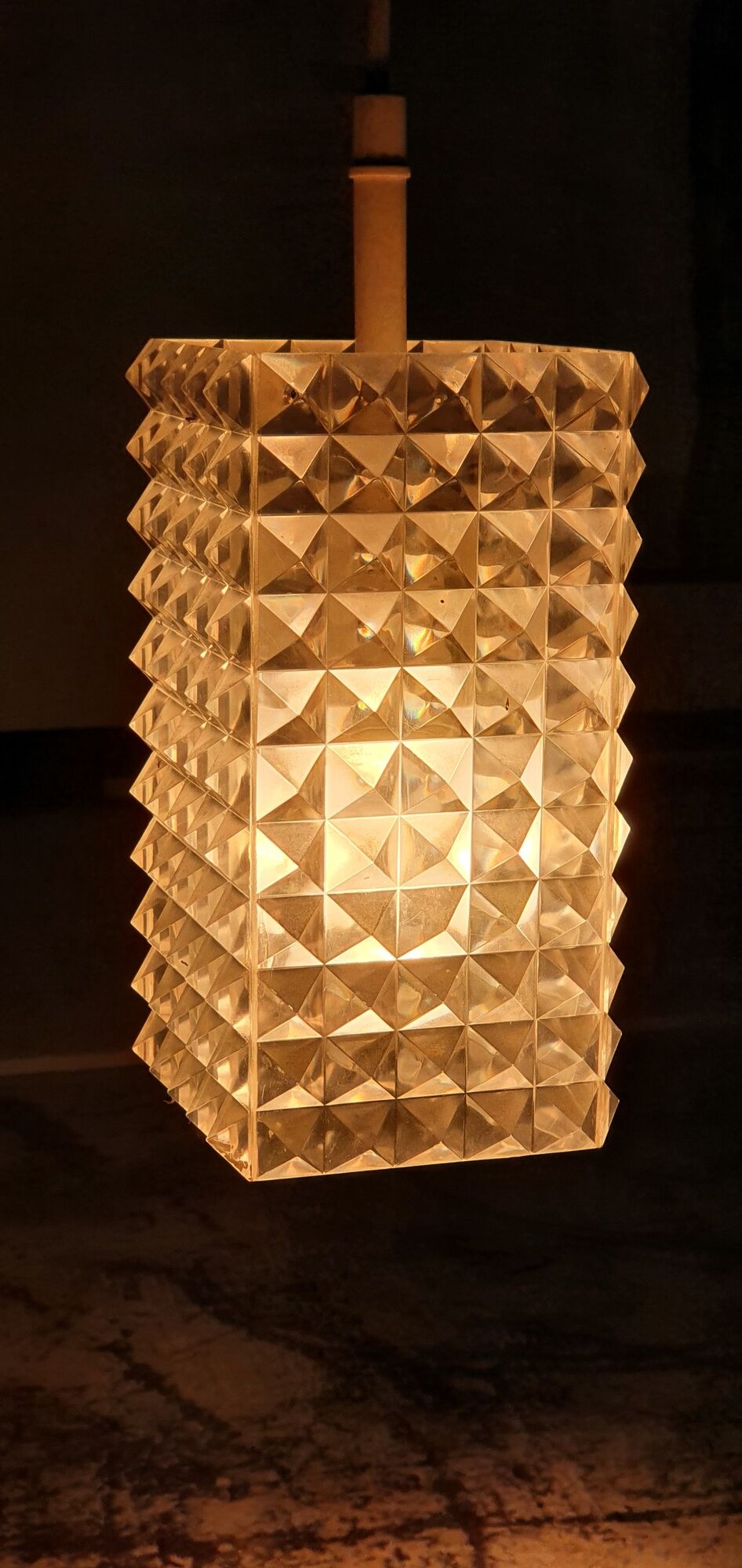 Diamond ceiling lamp design Aloys Gangkofner edition Erco