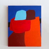 Acrylic on canvas "come closer" original by Bodasca 55x45cm