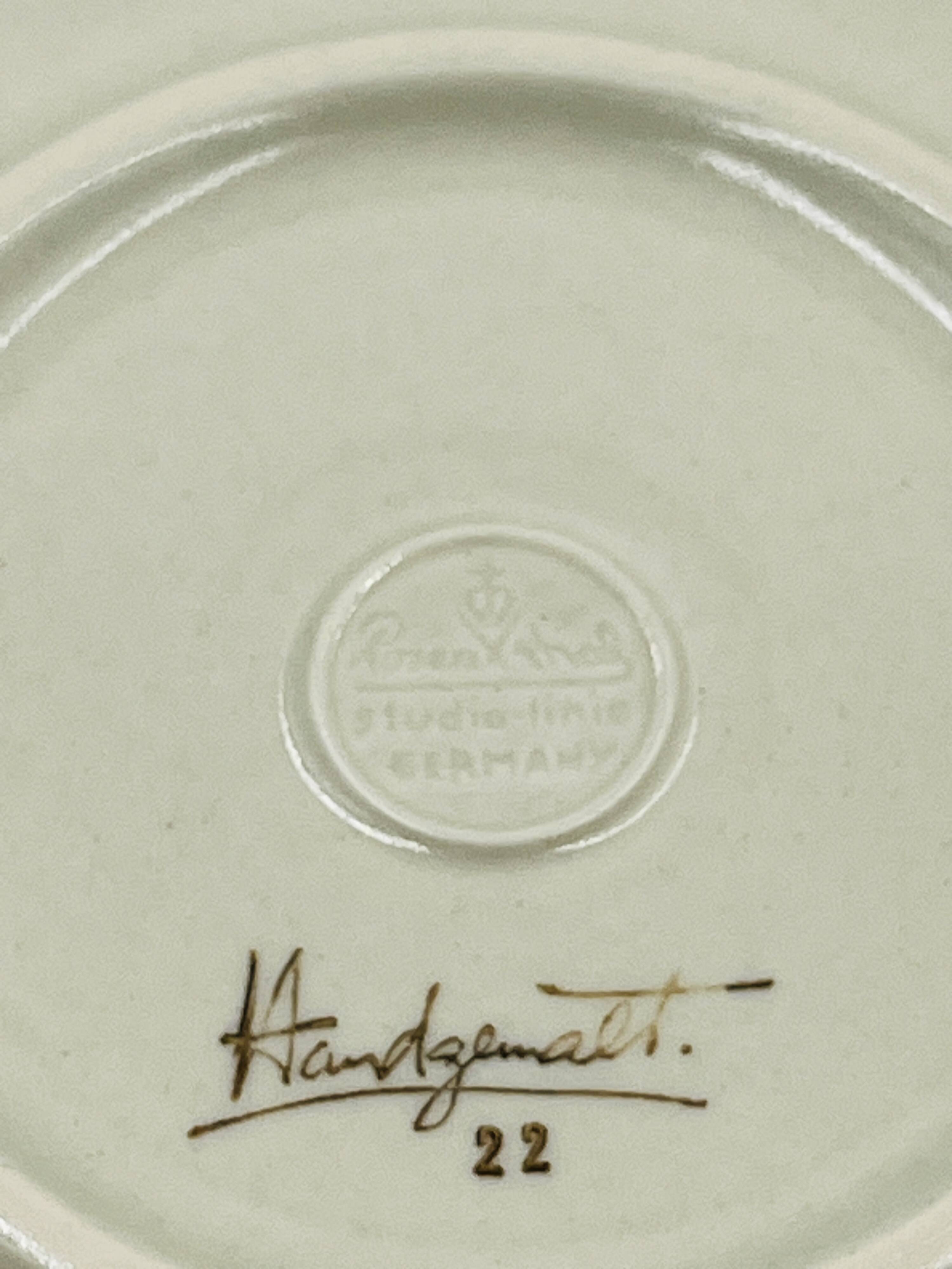 Service plate Rosenthal studio-line "Siena" by Richard Scharrer 1970