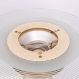 Impressive Large Brass Halogen floor lamp 1980s