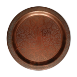 Hammered copper tray