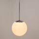 Chrome-plated minimalistic chandelier, 1930s