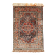 Chinese silk oriental rug 103 cm x 64 cm