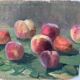 Oil on canvas gabrielle guillot by raffaillac still life with fruit