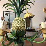 Vintage 1950s pineapple chandelier by Maison Charles.