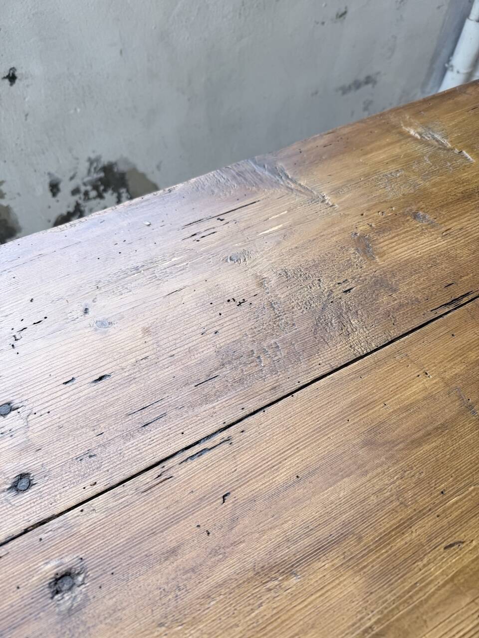 XXL trestle farm table 4m and its benches