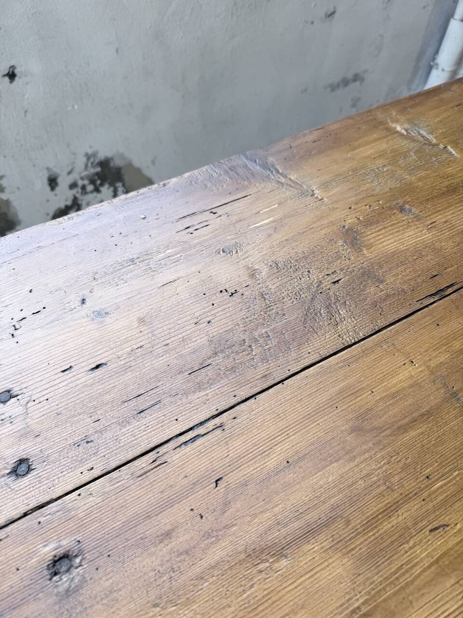XXL trestle farm table 4m and its benches