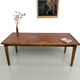 Oak dining table with tapered legs, 1970s.