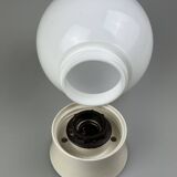 50s 60s lamp light wall lamp cellar lamp plastic & glass Bauhaus