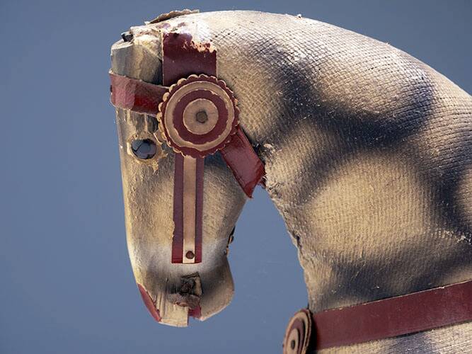 Antique Rocking Horse, 1940s, Czechoslovakia