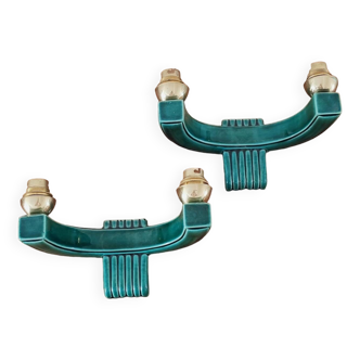 Pair of Art Deco wall lights