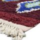 Red Berber Rug - 260 x 181 cm