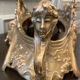 Large planter in gilded bronze Art nouvelles