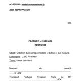 Canapé sur mesure "Bubble"
