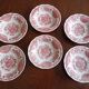 English mocha cups "Windsor" pink Ridgway (Staffordshire)
