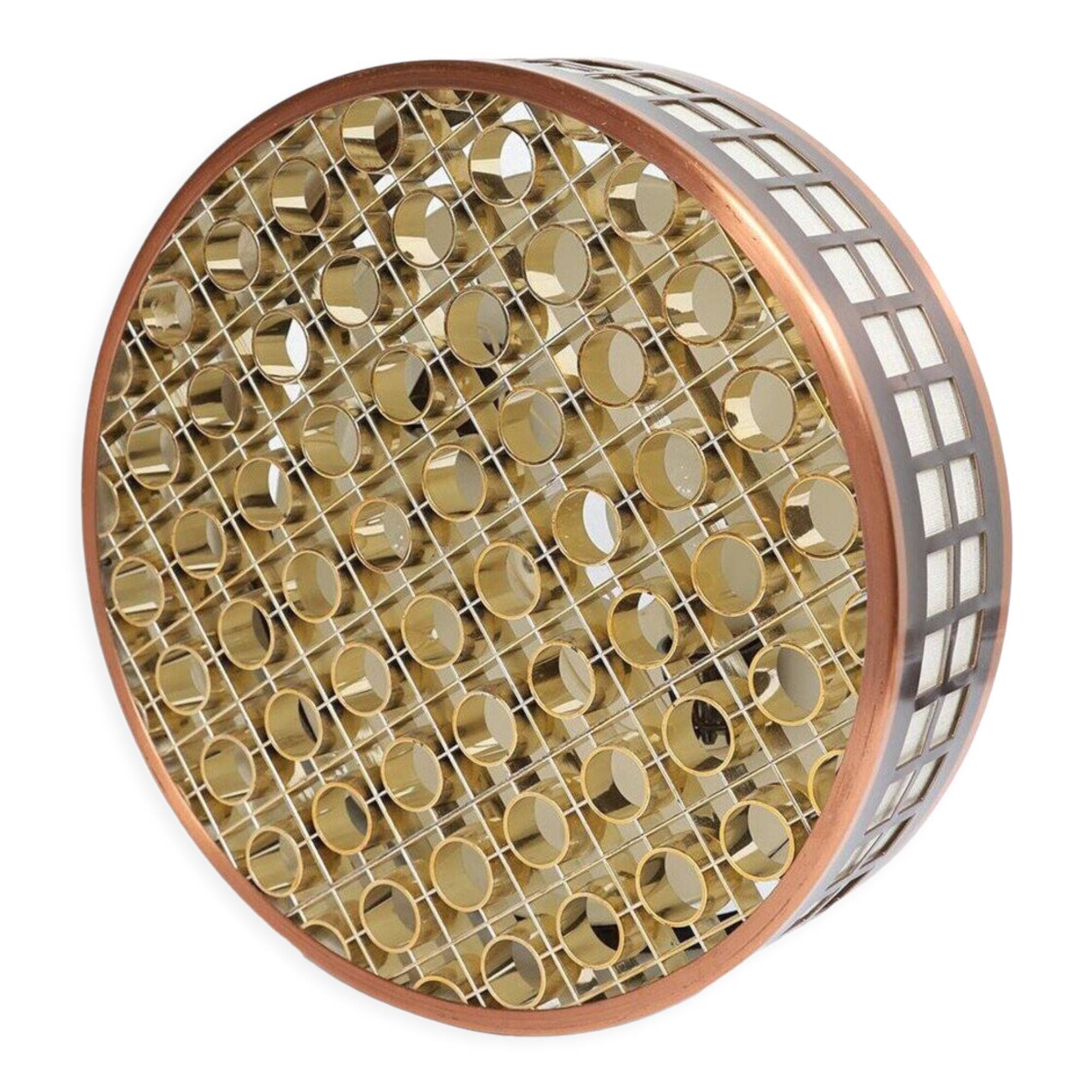 Mid Century Scandinavian copper ceiling lamp