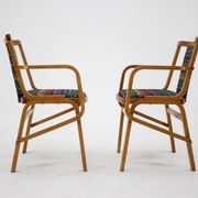 1970s Set of Two Rare Armchairs by Ton, Czechoslovakia