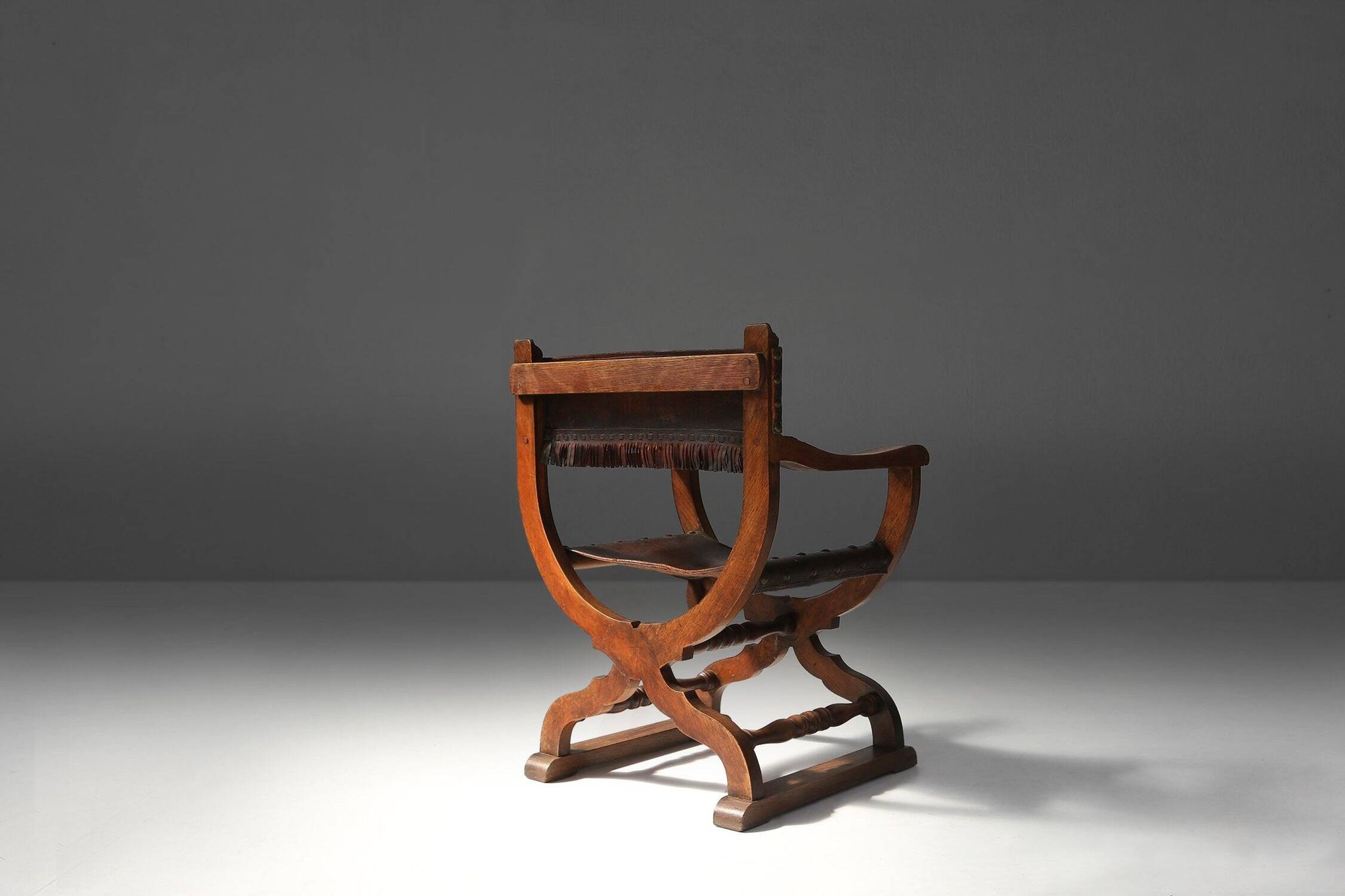 Antique Neo-Renaissance Throne Chair, France 1890s