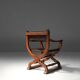 Chaise de trône néo-Renaissance antique, France, années 1890.