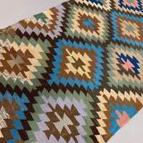 Vintage Turkish Kilim 252x106 cm