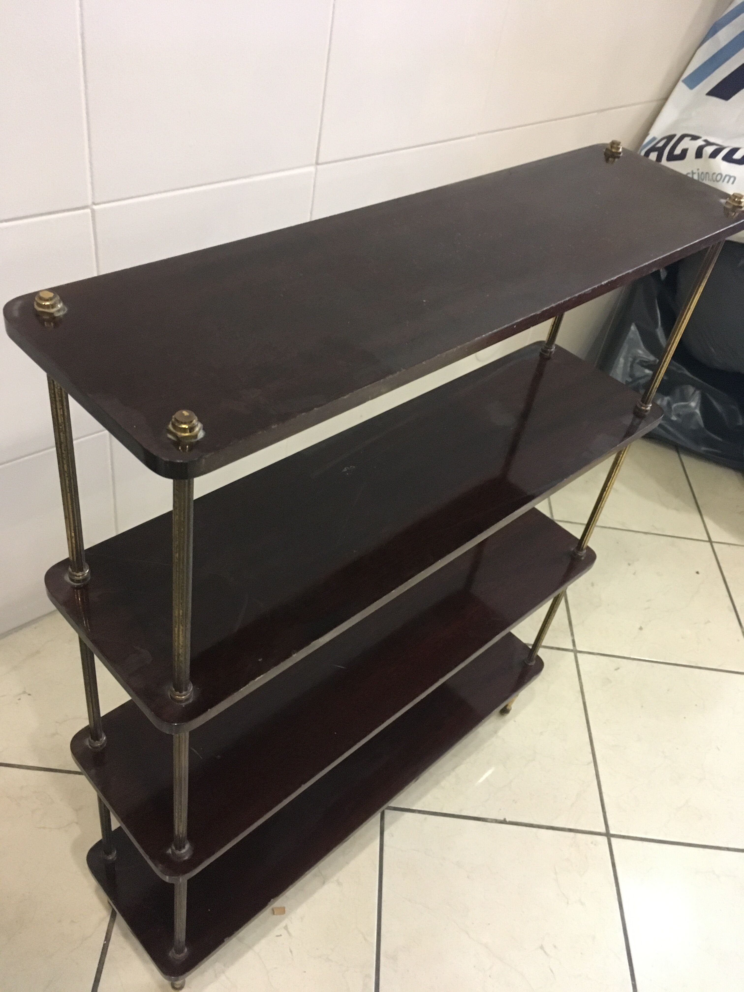 Meuble étagère en formica