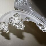 Art Deco pendant lamp by Ezan France, 2 lights 1920