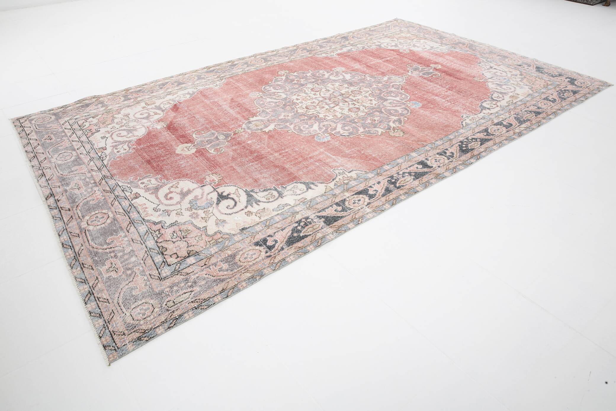 7x12 Sof Red & Beige Persian Rug, 201x351Cm