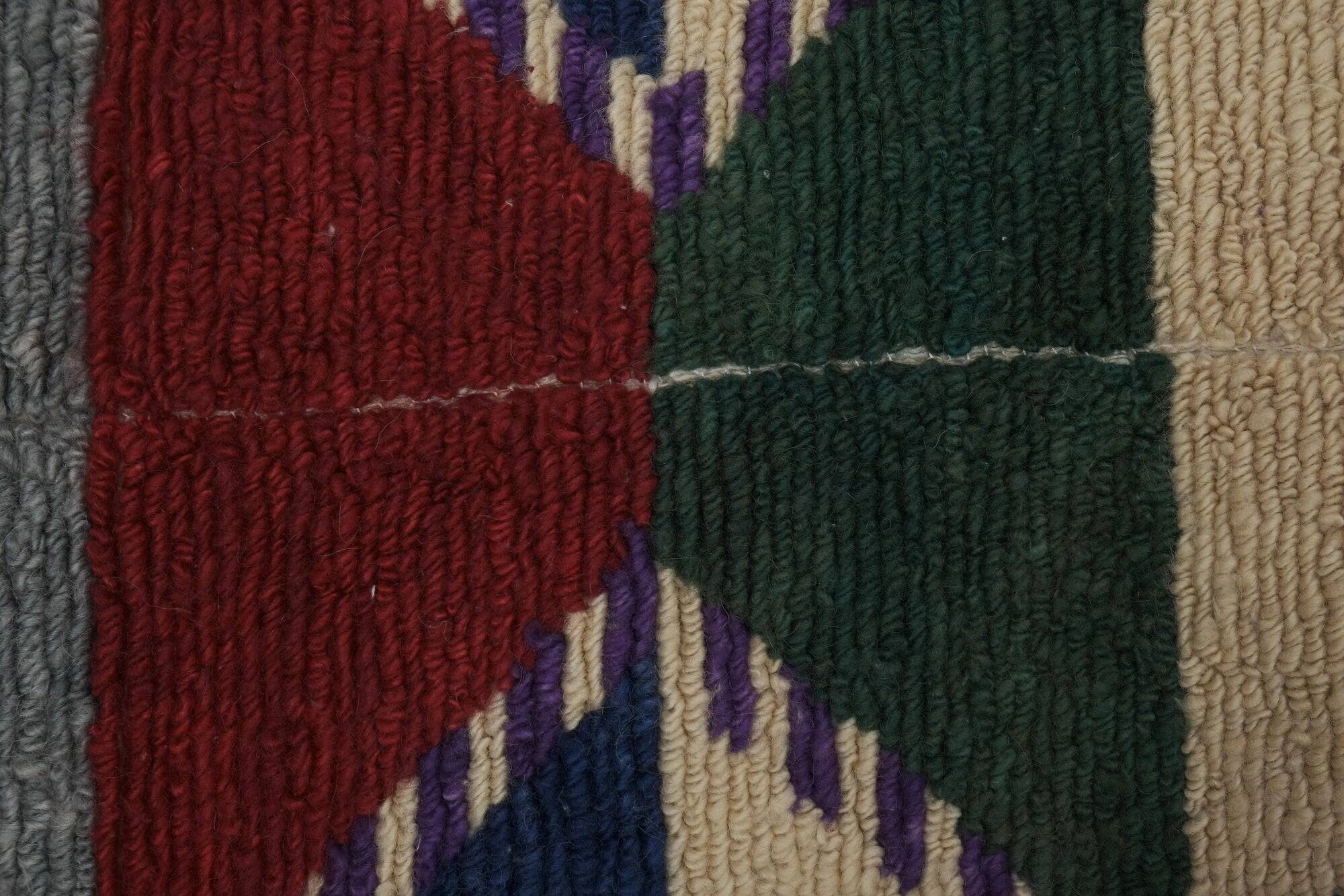 Vintage Turkish handmade rug 109x136 cm