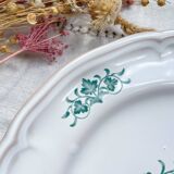 Vintage round dish from Gien Motton, made in France, 1980s, animal decor