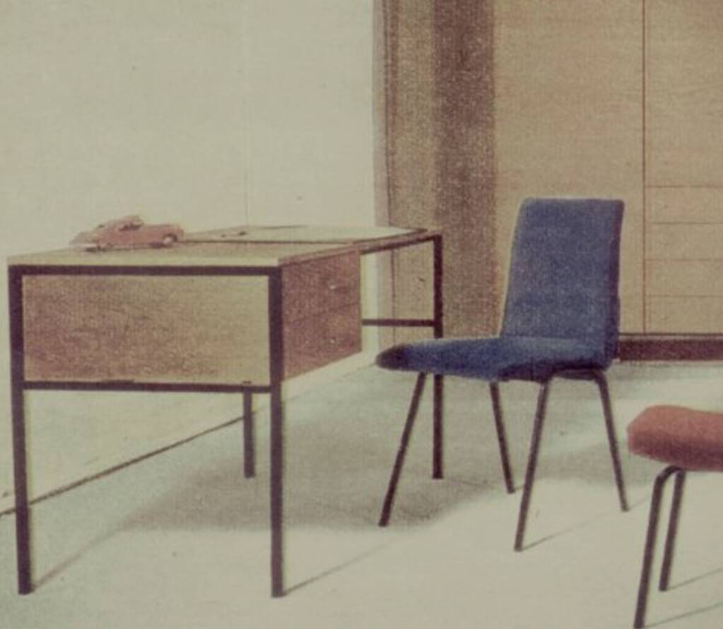 "Bull" stool by Pierre Guariche