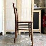 Wooden bistro chair and canning